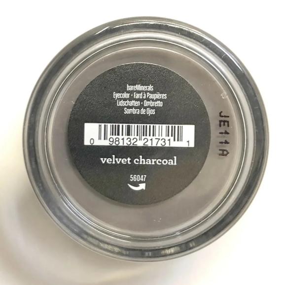💙🌟🧚♀️VELVET CHARCOAL BareMinerals DISCONTINUED MINI Eyecolor NWT/SEALED - Picture 4 of 9